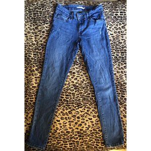 Women’s Levi's 711 Skinny Jeans Blue Low Rise Denim Pants Size W27 L30
